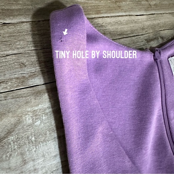 Victor Glemaud Plunge Neckline Jumpsuit SZ Small Lilac Wide Leg $250 Retail READ - Picture 3 of 12